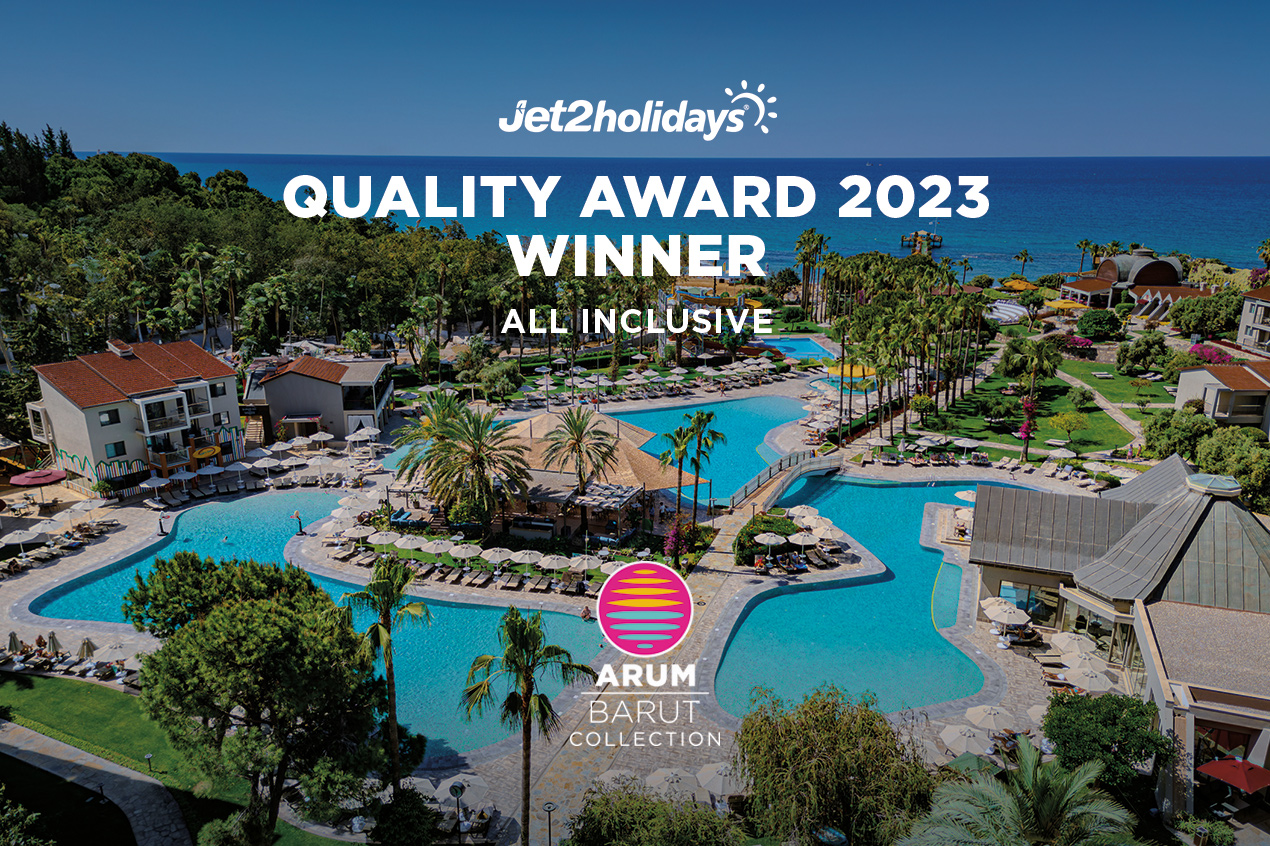 Arum Barut Collection erhält die Auszeichnung Jet2holidays Quality Awards 2023