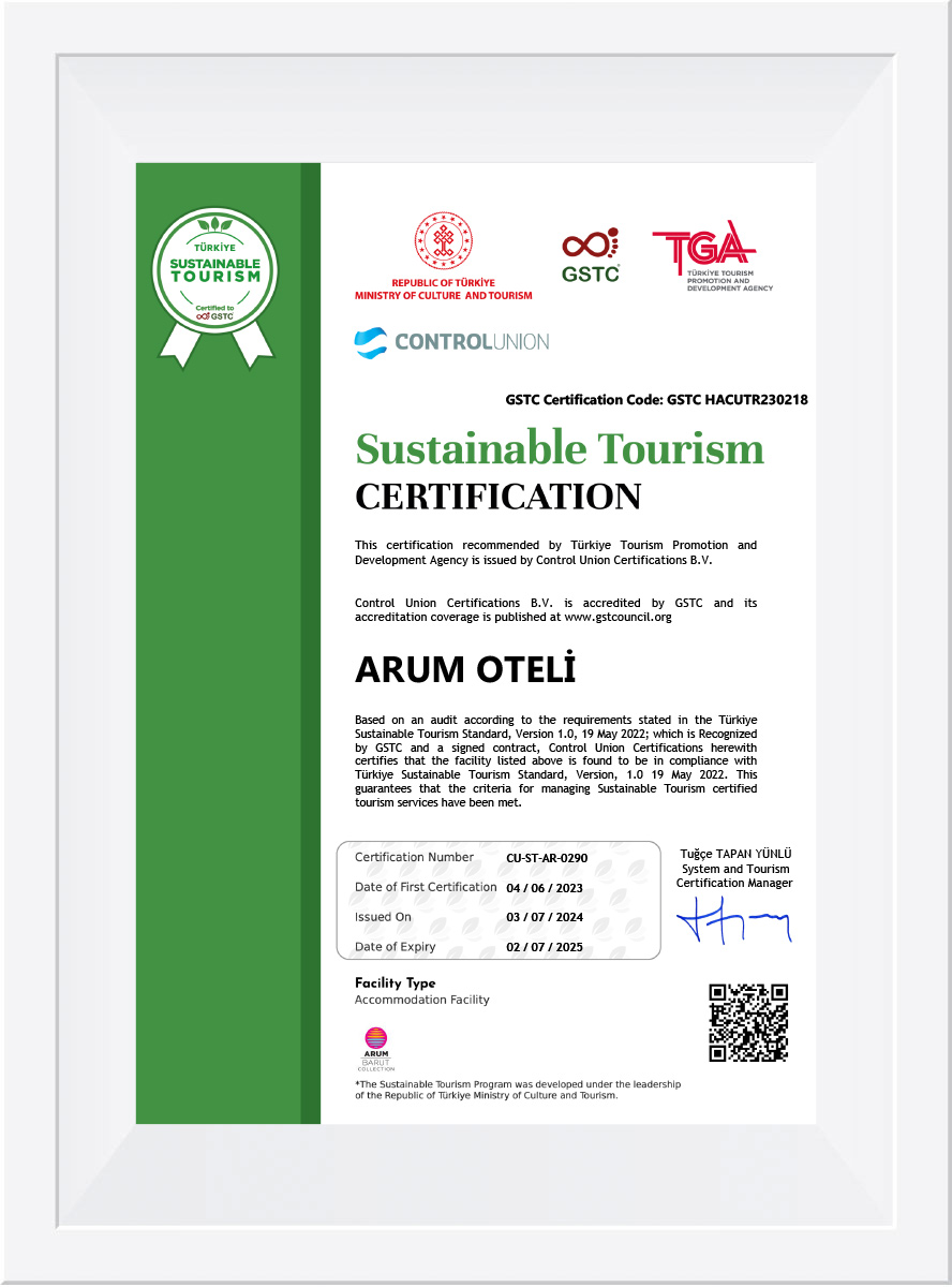 Sustainable Tourism Certificate