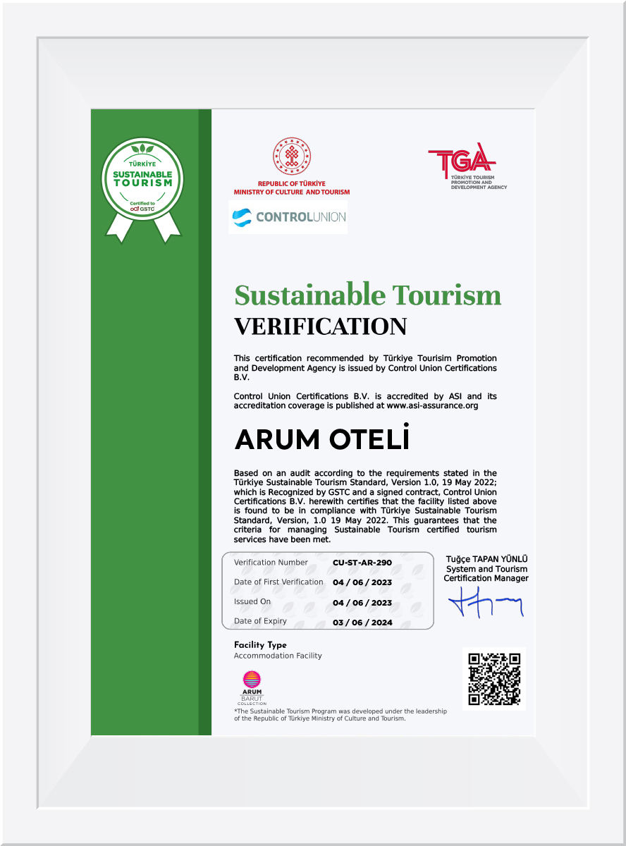 Sustainable Tourism Certificate