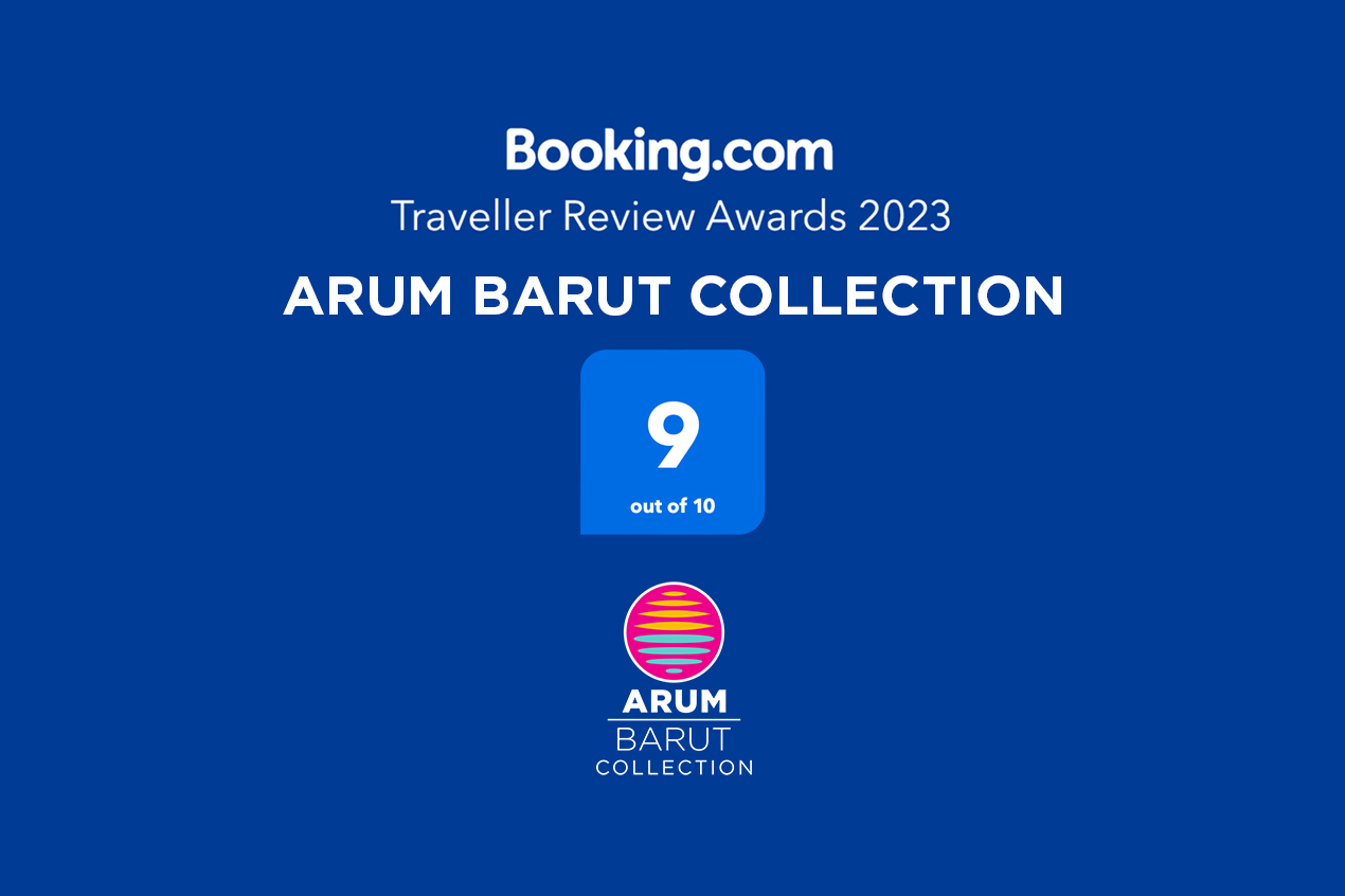 ARUM BARUT COLLECTION RECEIVED THE “BOOKING.COM TRAVELLER REVIEW AWARDS 2023” AWARD